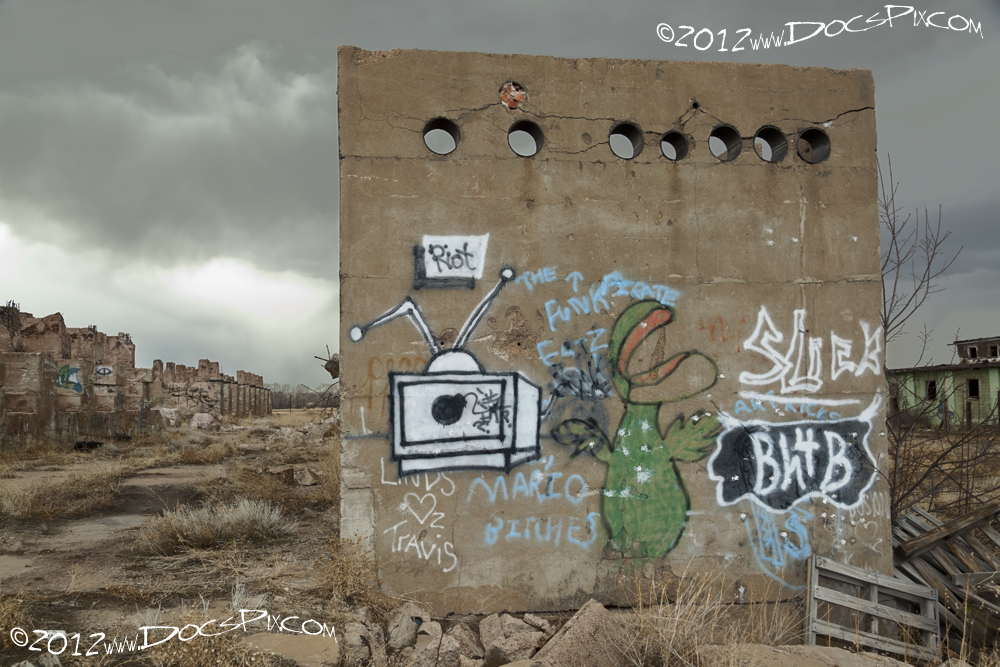 View of east wall of the production line.