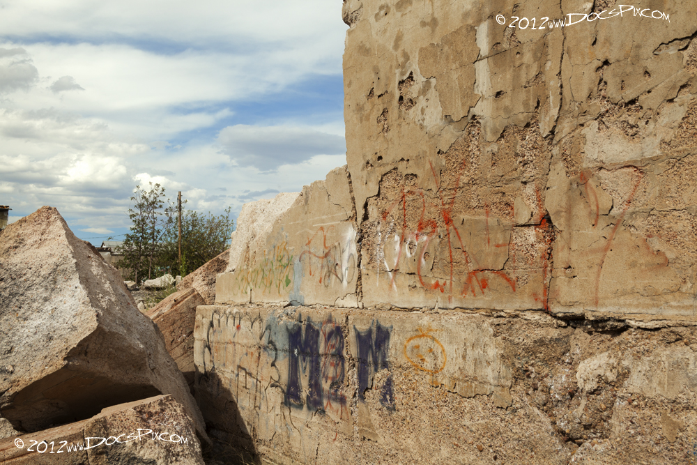 Detail of the north edge of the first still bank.