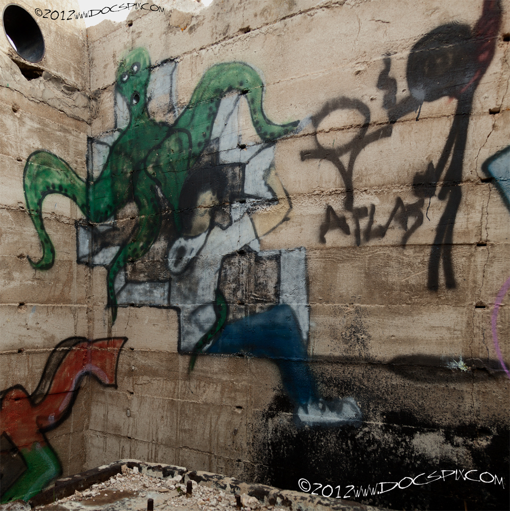 The east-south east corner of room eight.