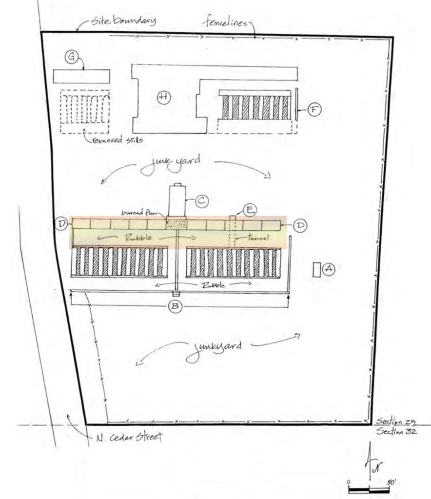 South Production Line, highlighted. (Courtesy LRCD)