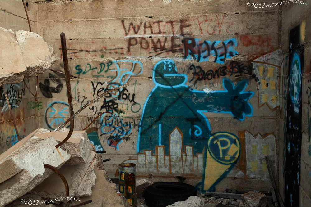 The eighth production room from west to east. This room sits directly over the tunnel.