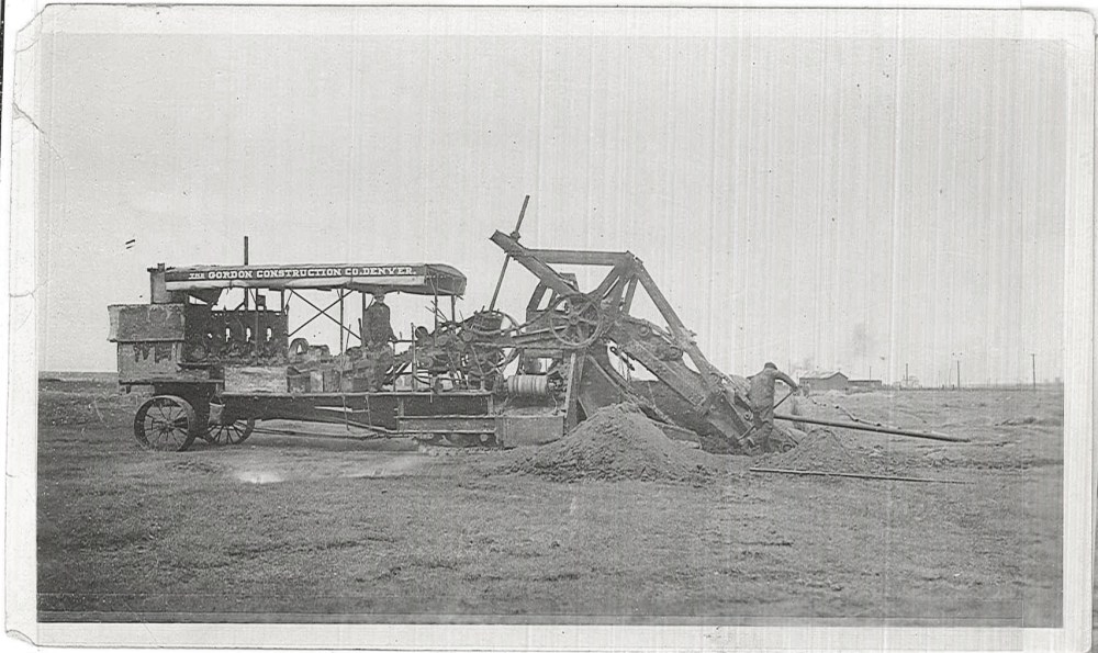 This ditch digging machine is the early predecessor to the modern trencher. 
